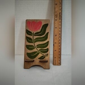 Floral Wooden Phone Stand Chalk Couture